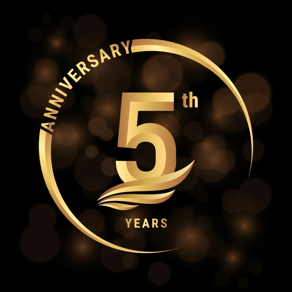 5Th anniversary